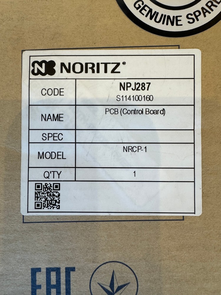 New Noritz NPJ287 PCB Control Board NRCP-1 (S114100160)