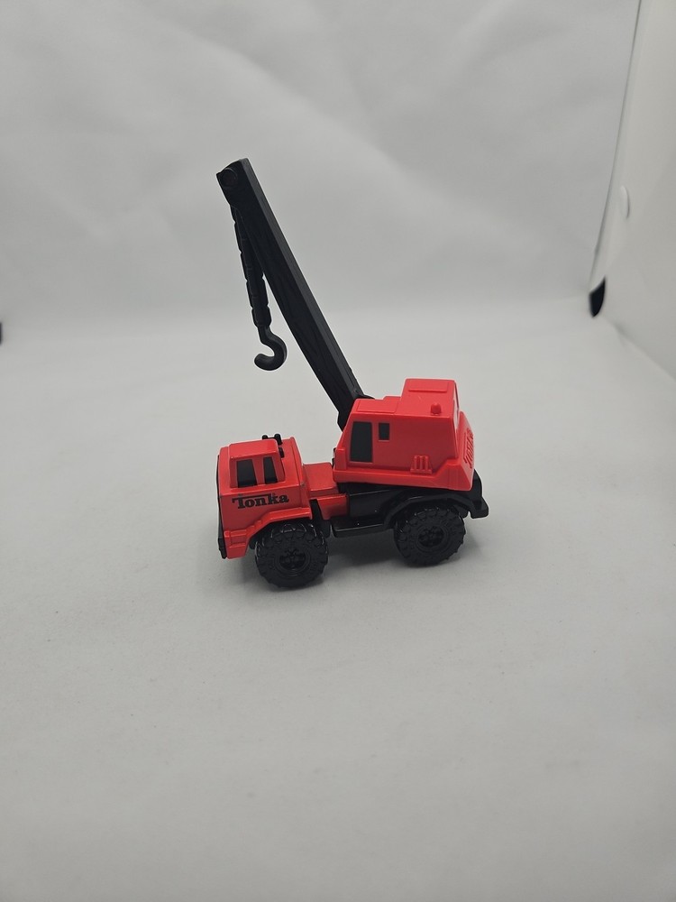 Mini Tonka crane, 2003, Hasbro, red #CBJ
