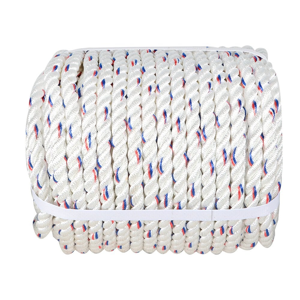 Double Braid Polyester Arborist Bull Rope 5/8"×150' 7200Lbs Pulling Rigging Line