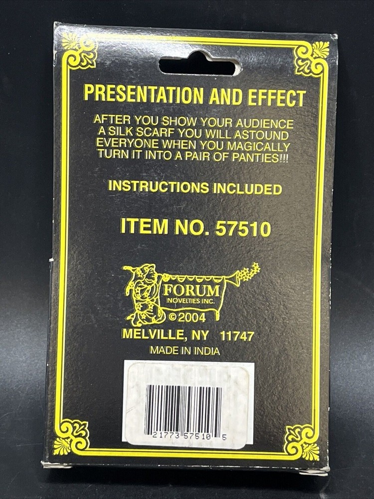 Magic From Forum Silk To Panties Trick - Magic Trick Set