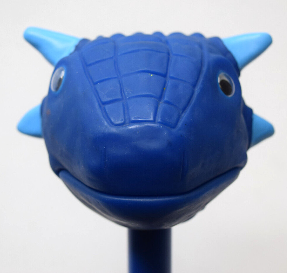 Dinosaur Stick Puppet on a Stick Blue Ankylosaurus