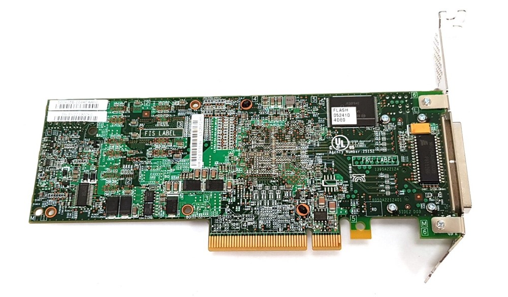 HP LSI Logic PCI-e Low Profile SAS RAID Controller L3-25152-56A 9280-8E