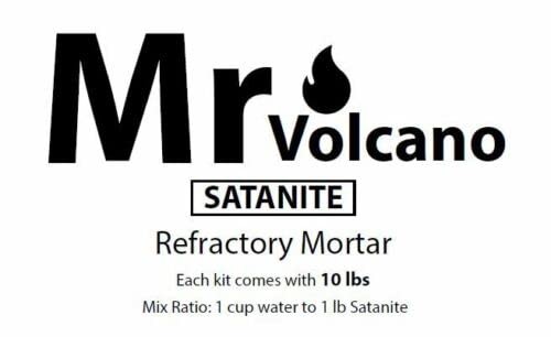 Refractory Satanite 10 Pounds for Ceramic Blanket Lining 3200 Degree Mortar
