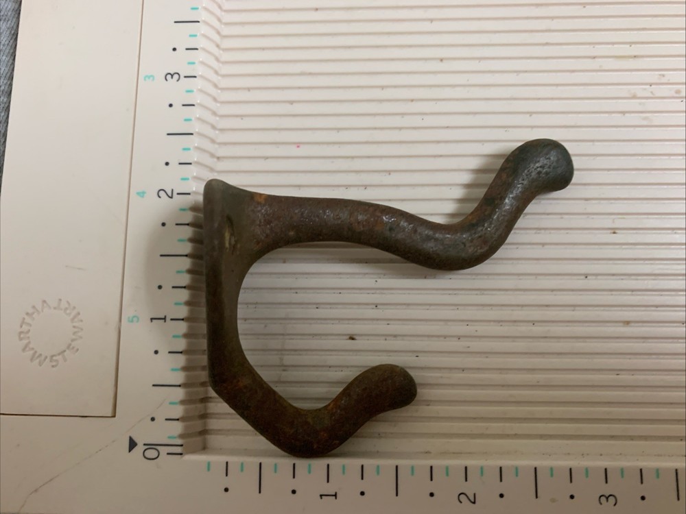 Vintage Cast Brass Double Coat Hook