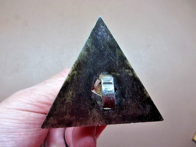 Vintage Triangular Paint Scraper 8 1/2" Long w/Wooden Handle Ready to Scrape!