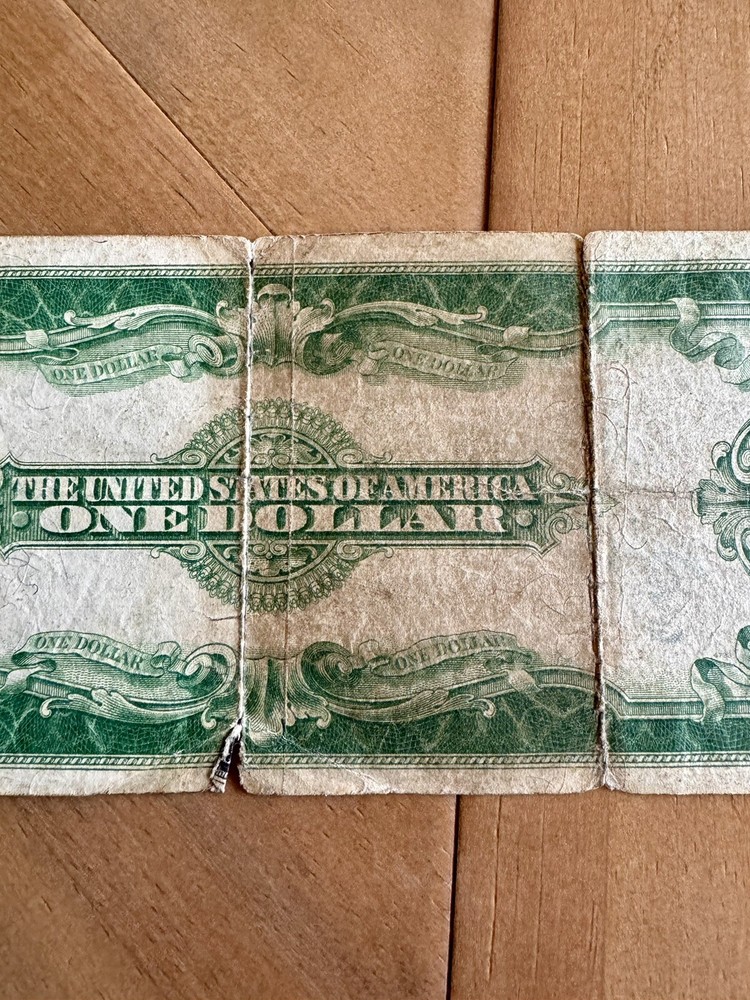 1923 $1 Silver Certificate Blue Seal Large Currency Note
