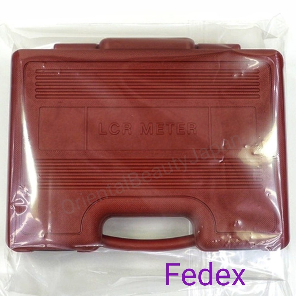 DER EE Plastic Case for LCR Meter DE-5000 Red New Fedex