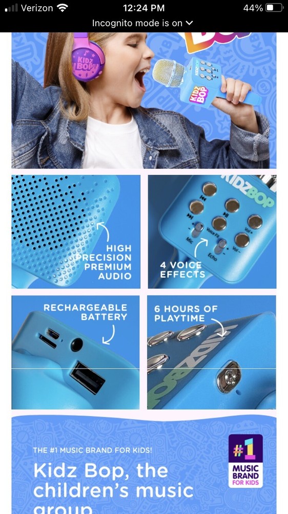 Kidz Bop Karaoke Microphone