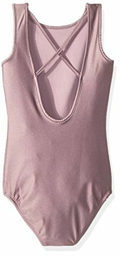 Soffe Junior's Luster Leotard, Chalk Purple, MediumMedium