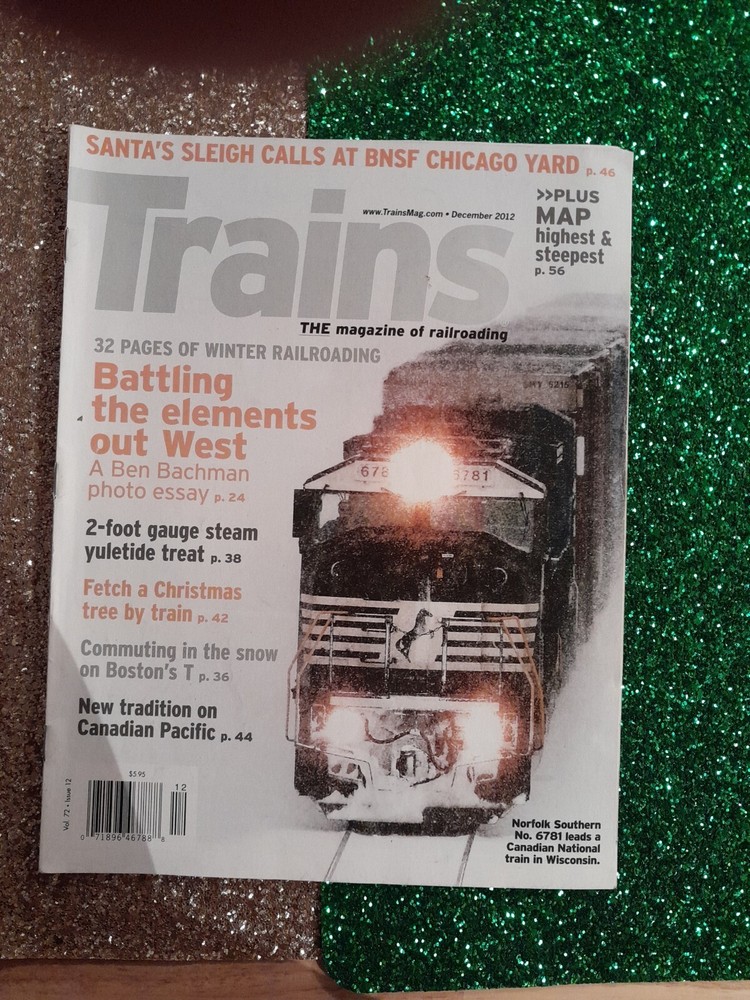Trains Magazine Lot 7 Issues