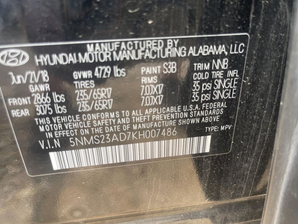 Camera/Projector Camera Front Windshield Fits 19-20 SANTA FE 1024271