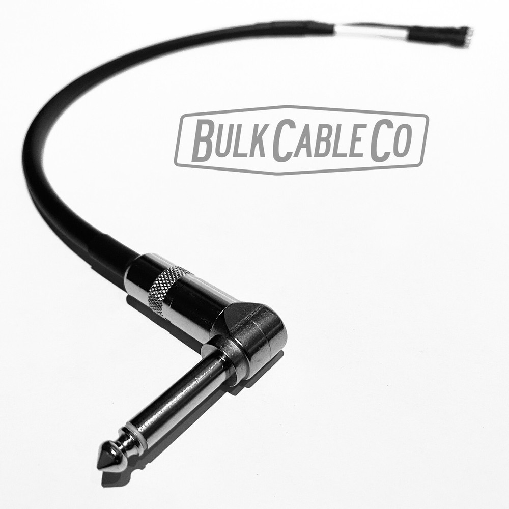 12" - Mogami 3082 Combo Amp Speaker Cable - Switchcraft Right Angle / Spade