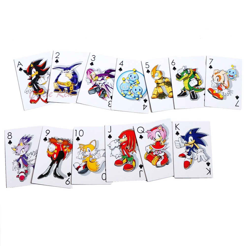 Sonic the Hedgehog Playing Cards One Deck Official Licensed Great Eastern
