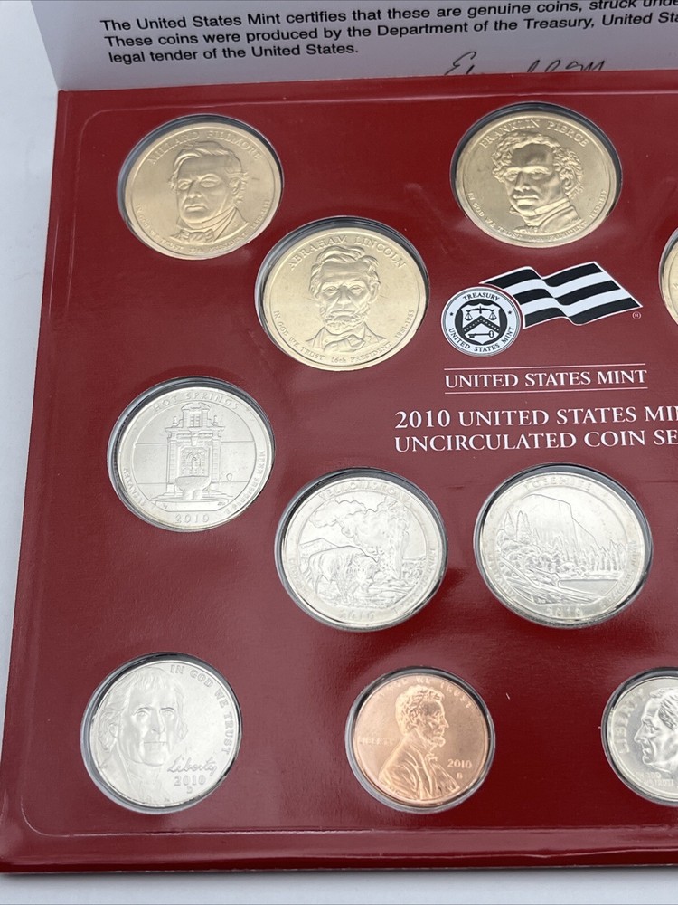 2010 P & D US Mint Set Uncirculated 28 Coins OGP