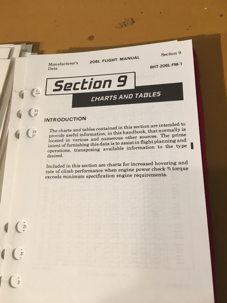 Bell 206L Long Ranger Pilot's Flight Manual