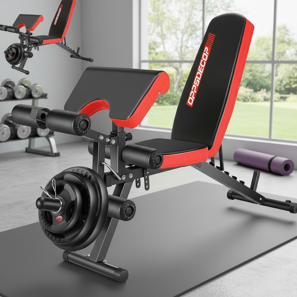 800LBS Adjustable Foldable Weight Bench Home Gym Strength Training Workout Bench