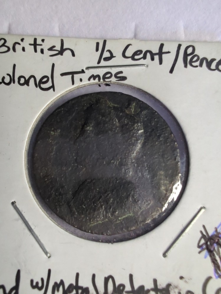 British Colonel Half Pence