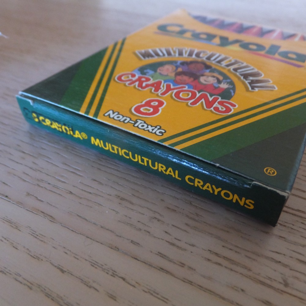 Crayola Multicultural Crayons, 8 CT Pack, New, 2000.