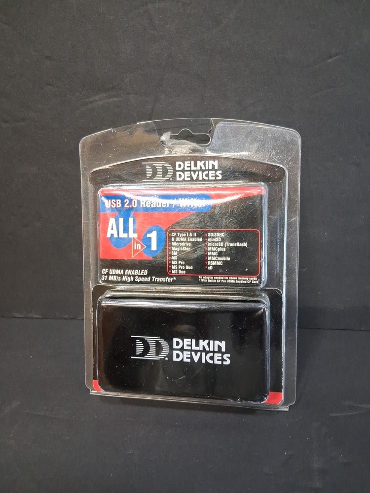 USB 2.0 reader writer Delkin devices  access older or more specialized media