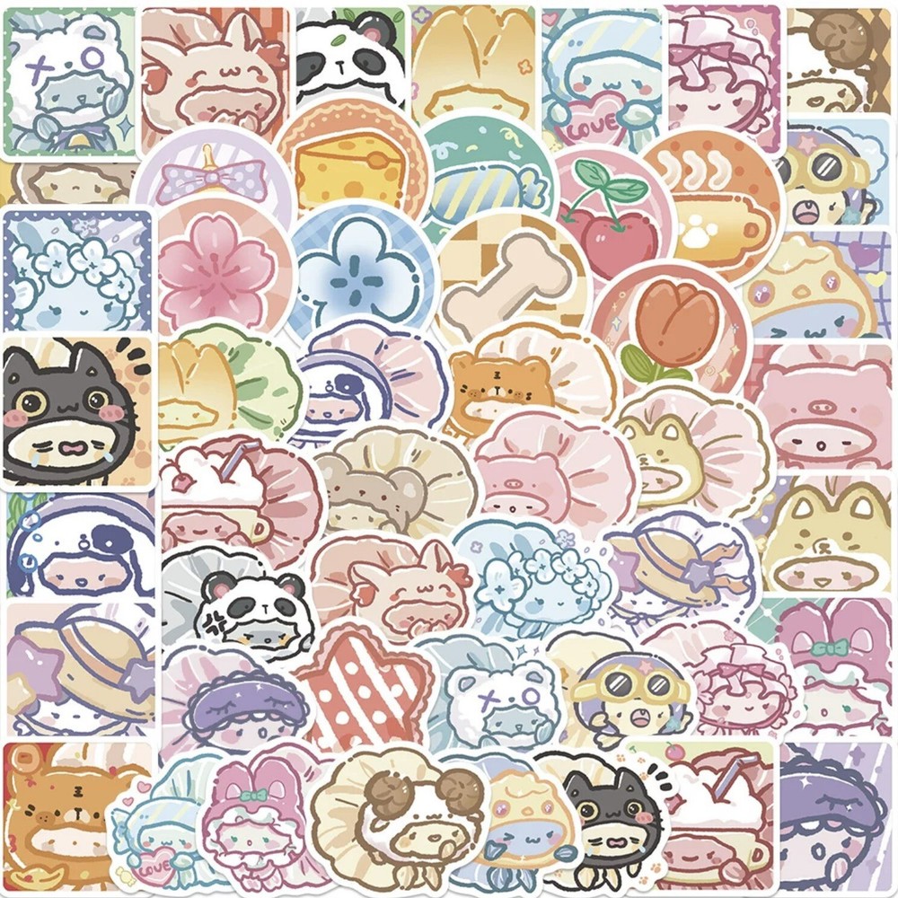 50 PCS Laptop Deco Vinyl Stickers