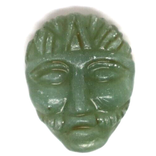 ancient Jade face beads From Afghanistan