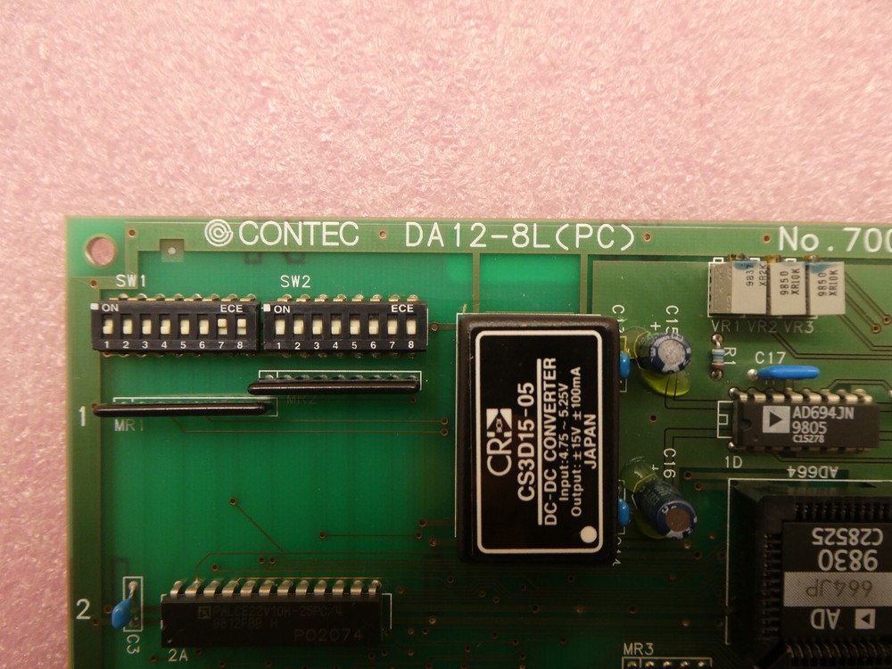 CONTEC DA12-8L PCB CIRCUIT BOARD