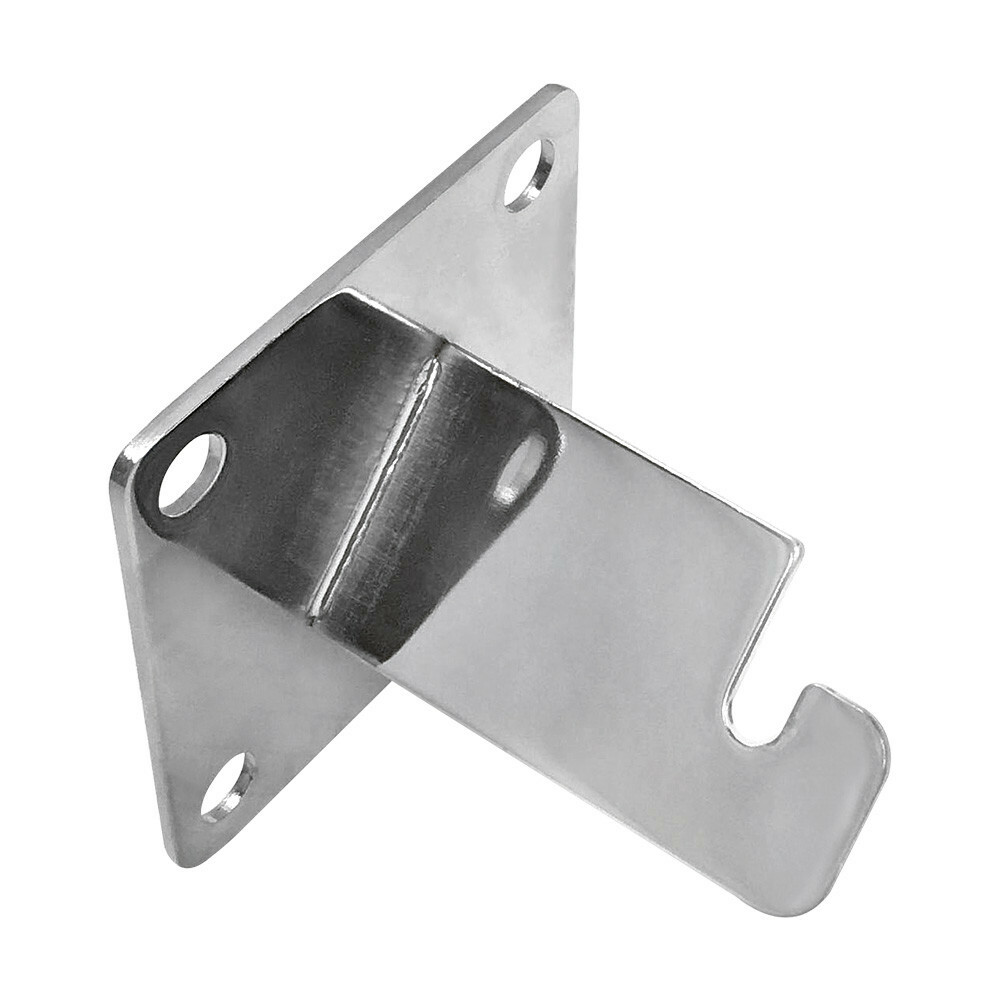 4 Pc CHROME 3 x 3 Gridwall Wall Bracket Mount Grid Panel Mount Mounting Brackets