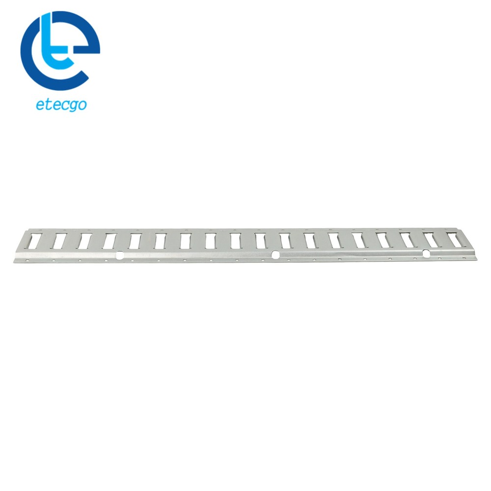 4x 3' Silver E Track Rails Galvanized Steel Construction For Freight Trailers