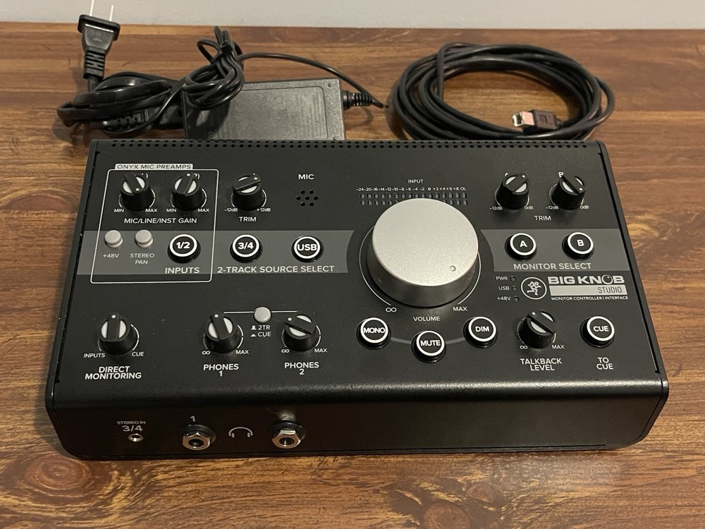 Mackie Big Knob Studio Monitor Controller and Interface
