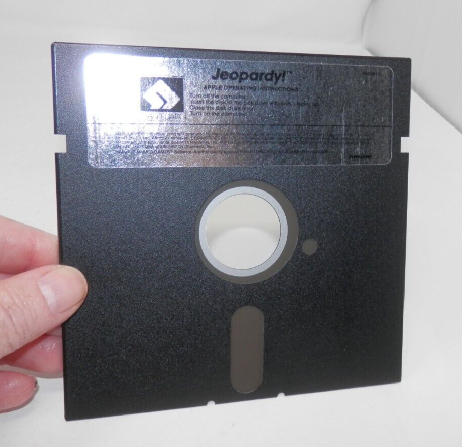 Jeopardy! Vintage Software Apple II • 5.25" Floppy Program Game 1987 Disc Only