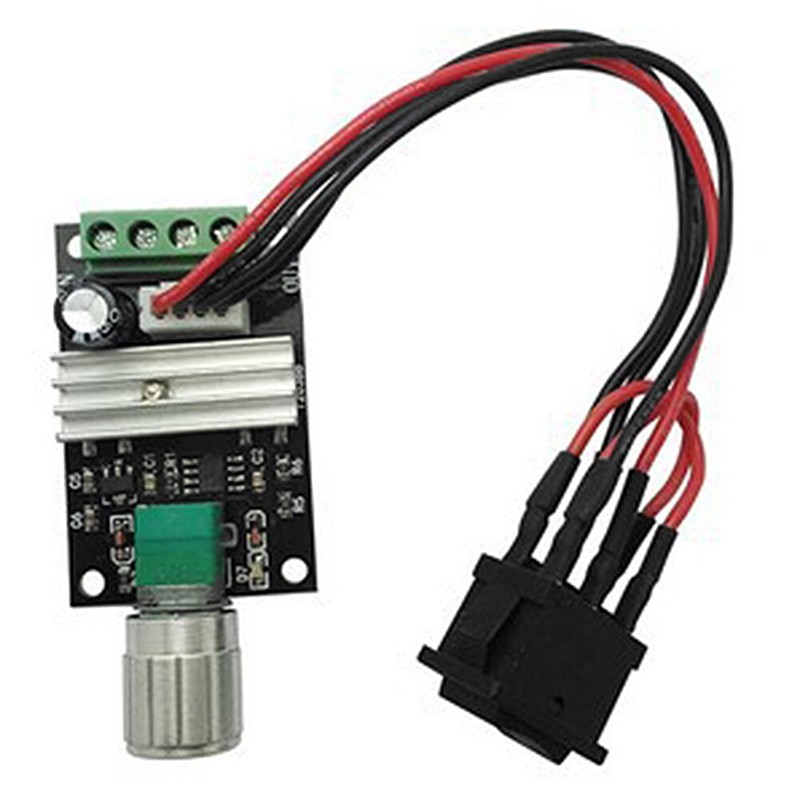 Pwm Dc Motor Governor 6V12V24V 3A Speed Control Forward And Reverse With Switch