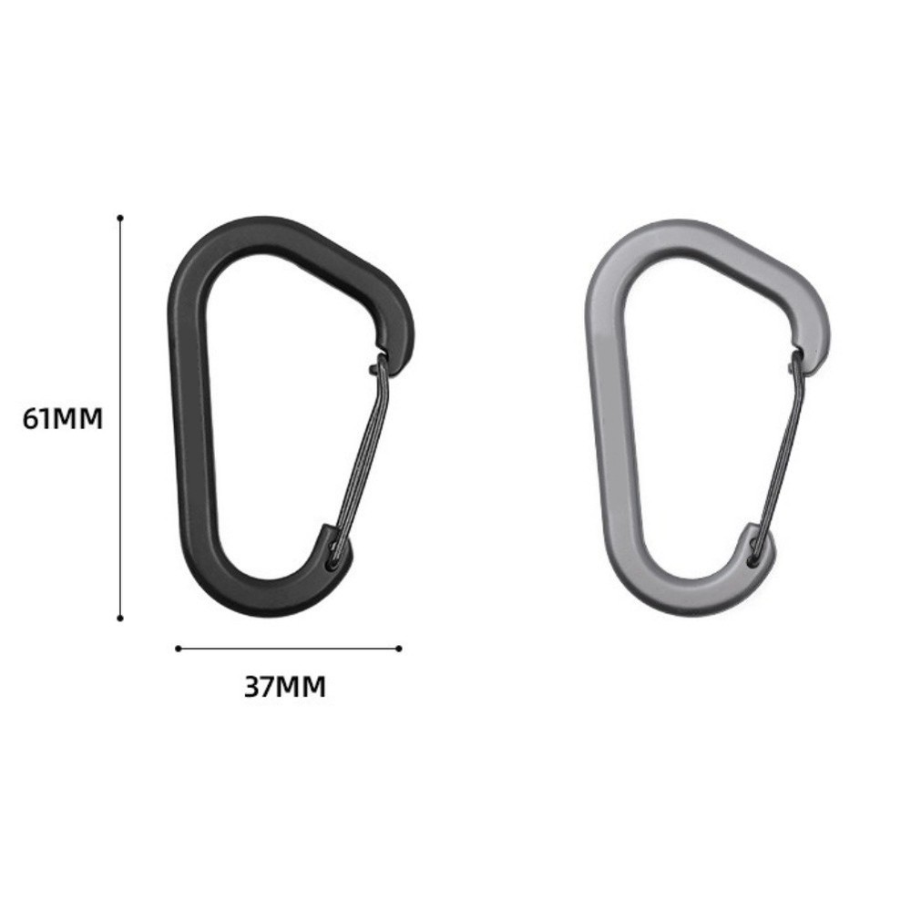 Carabiner Lock Camping Accessory Aluminum Alloy Construction Compact Design