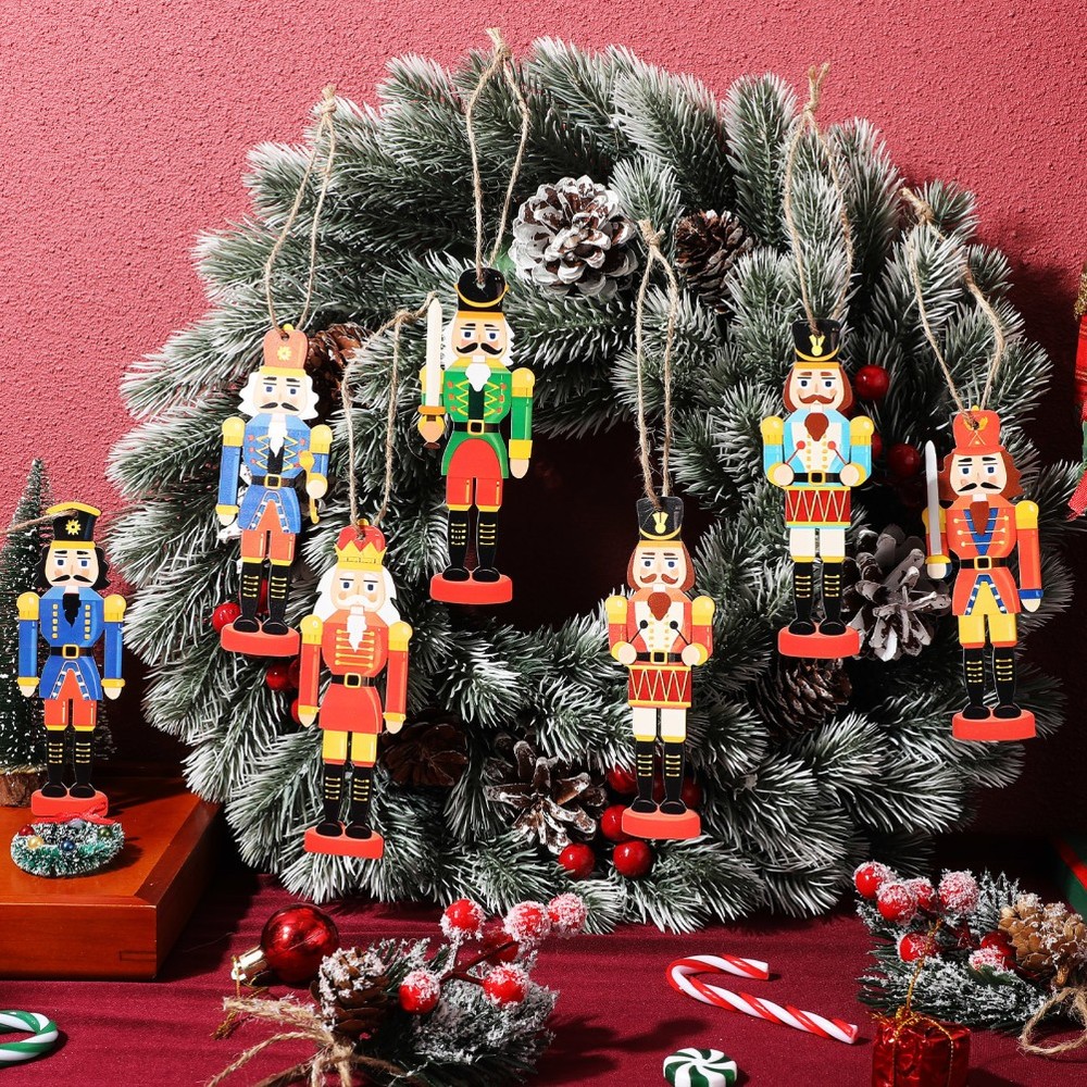 36 Pcs Nutcracker Miniature Nutcrackers Holiday Door Decorations