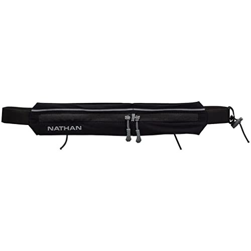 Mirage Compact Running Belt Pack. Reflective, Adjustable, Bounce-Free. Black