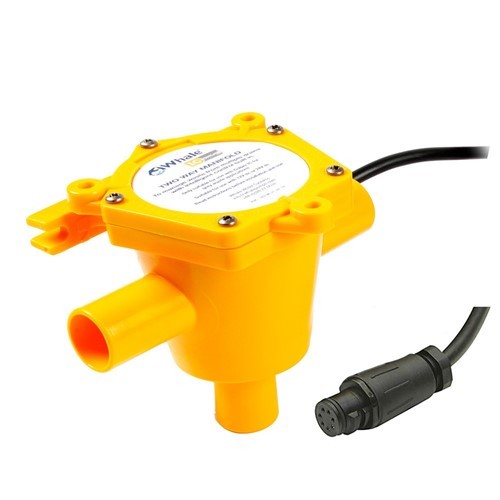 Whale 2-Way Waste Manifold 6' Cable 3/4" Ports (WM1982B)