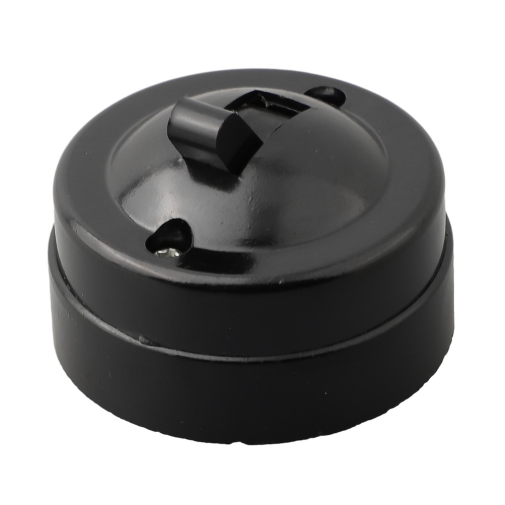 Round Single Control Retro Light Switch Old Fashioned Wall Mount Home Decor New