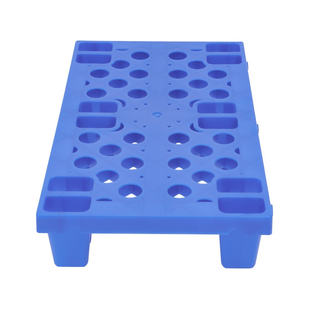 6-Pack Plastic Pallets 20x12x4in, 330lb Capacity Moisture Proof Stackable Pads~~