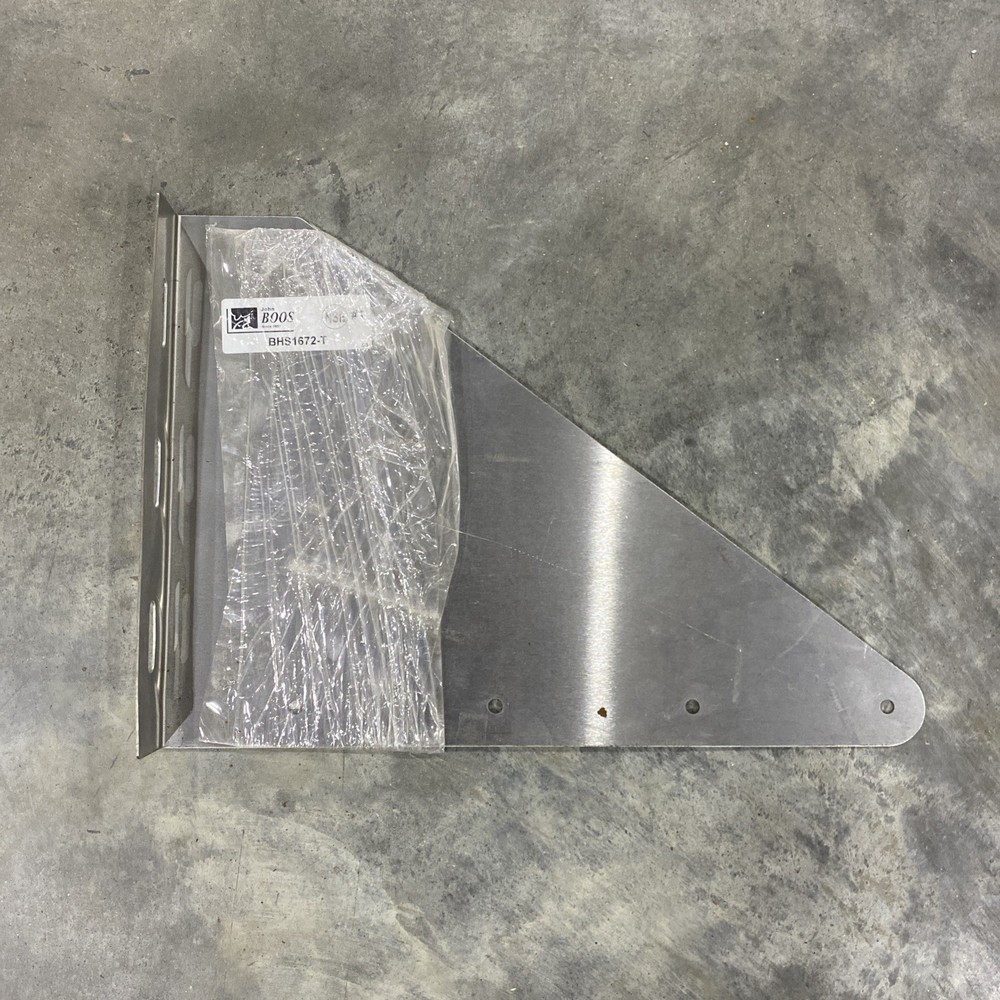 John Boos Wall Mounted Sorting Shelf Bracket Stainless Steel BHS1672-T