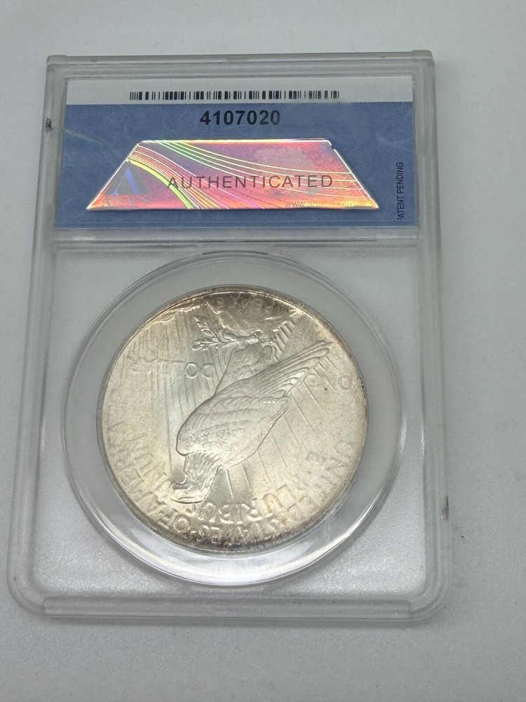 1922 Peace Silver Dollar ANACS MS-64 Graded Coin *