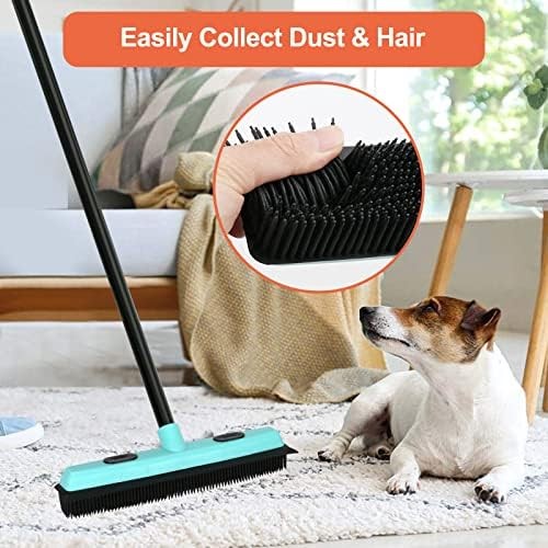 Pet Hair Removal Rubber Broom