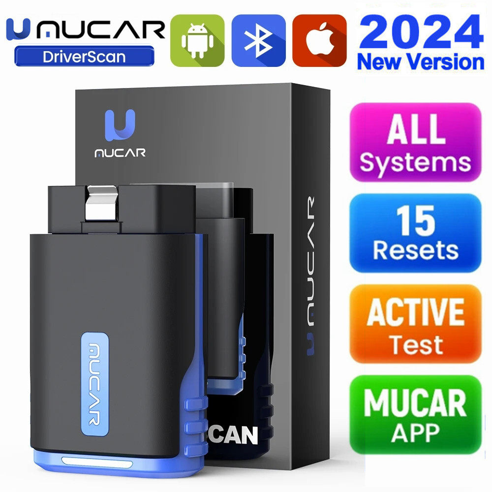 2024 DriverScan OBD2 Scanner Diagnostic Tool Full System Bidirectional Control