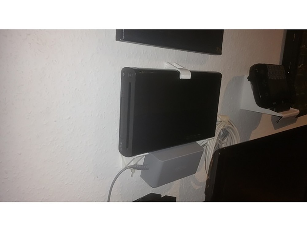 Nintendo Wii U Wall Mount Brackets Console Mounting Hardware Console Frame Case