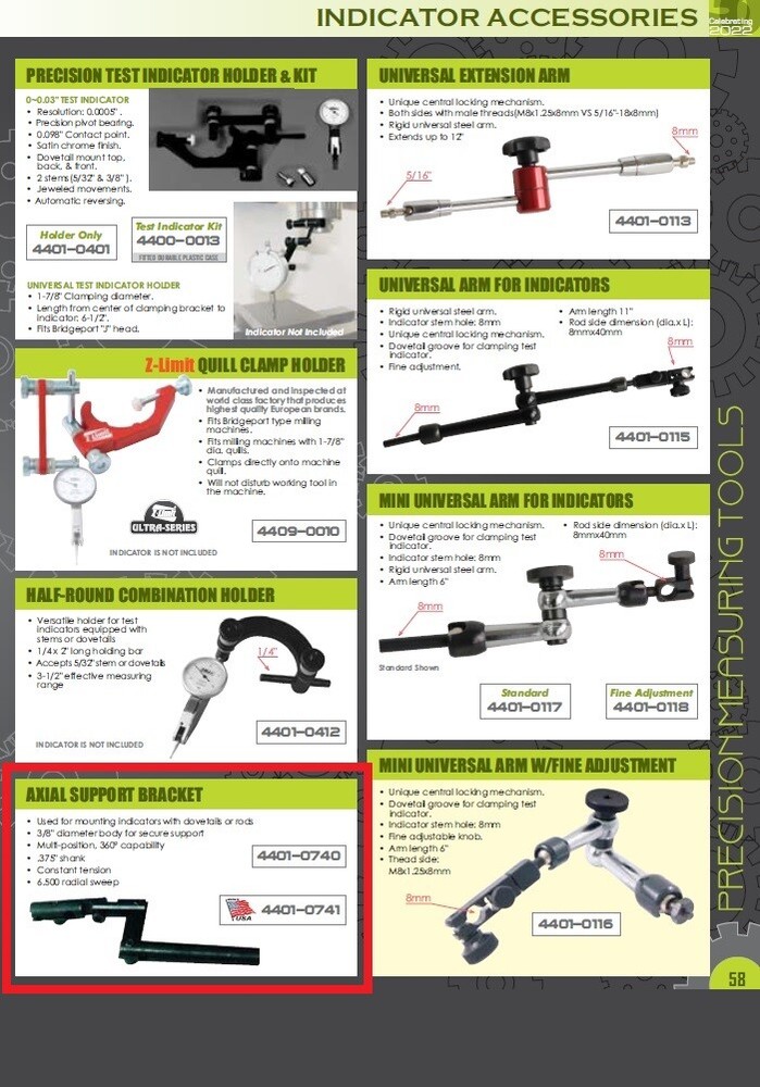 AXIAL SUPPORT BRACKET (4401-0740)