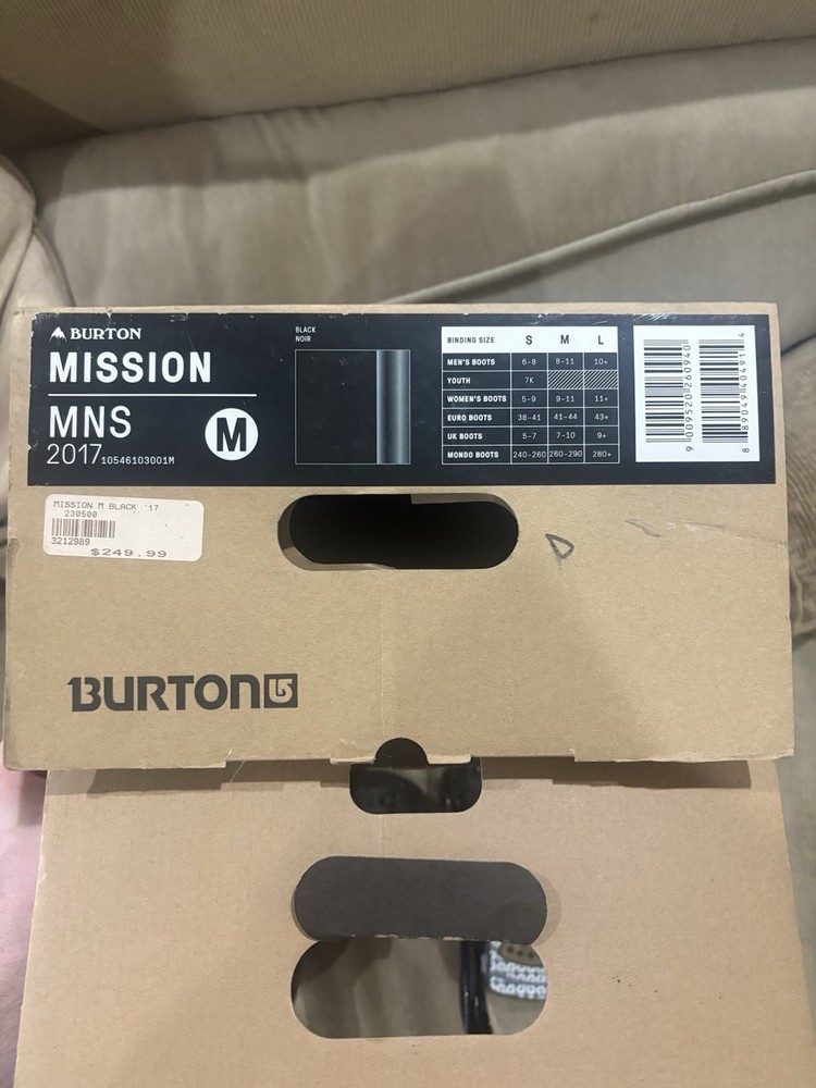 2006 Burton P1 Carbon Bindings w/ Binding Disc (Size 9)