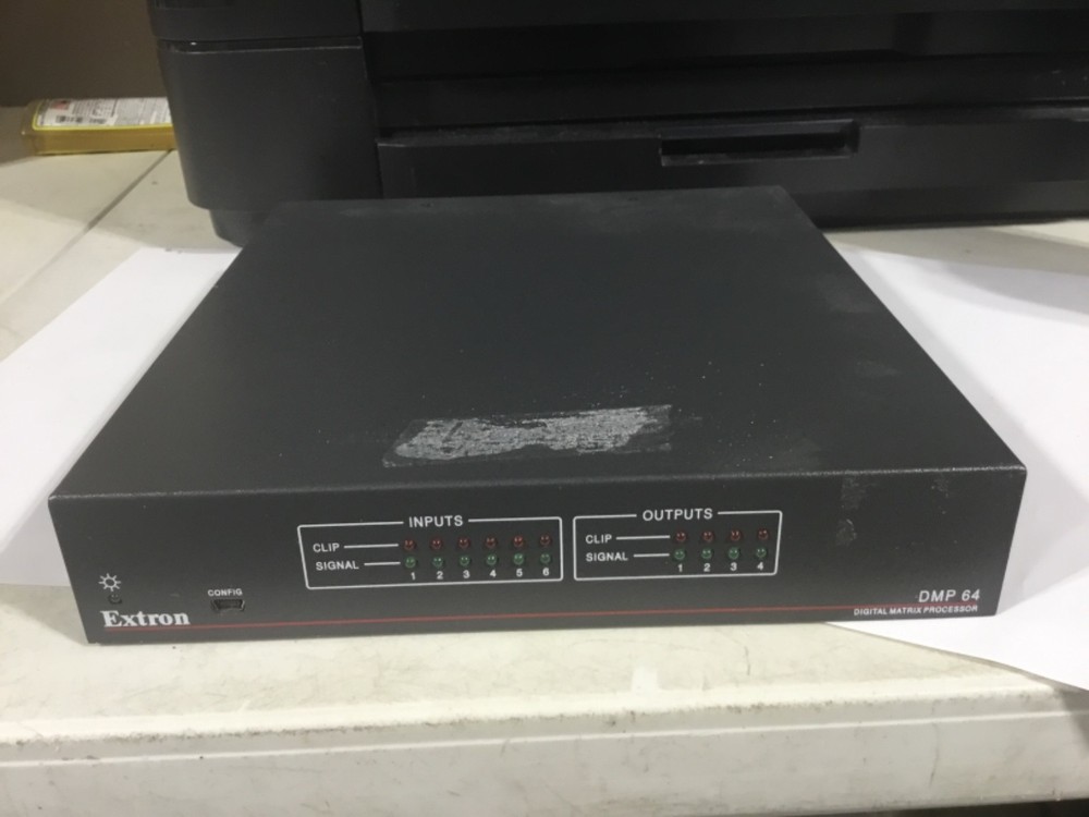 Extron DMP 64 Digital Matrix Audio Processor 60-1054-01  Tested