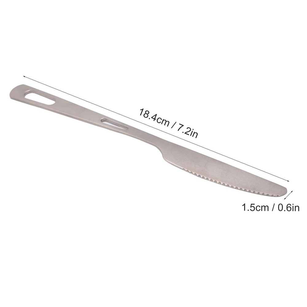 Titanium Utensils Outdoor Camping Tableware Flatware For Backpacking Hiking And