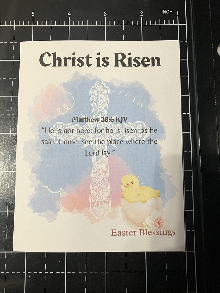 Christian Easter Greeting Card