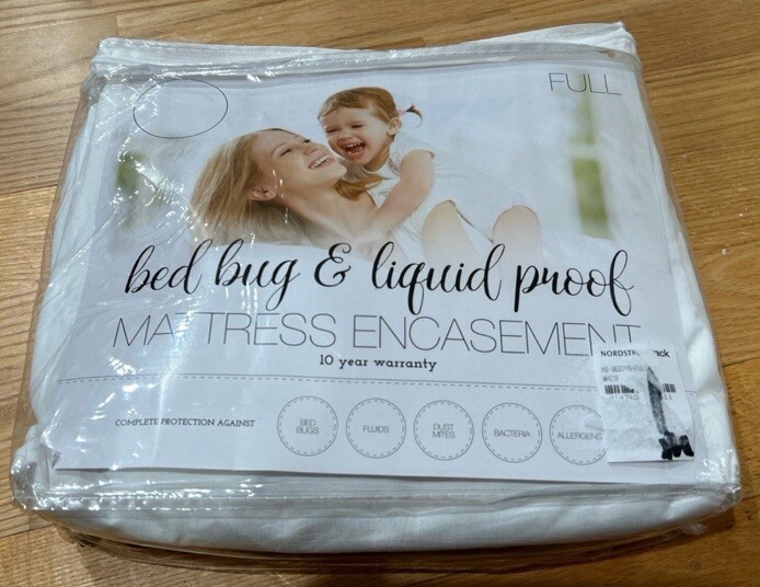 Premium bed bug and spill proof zippered mattress protector Full