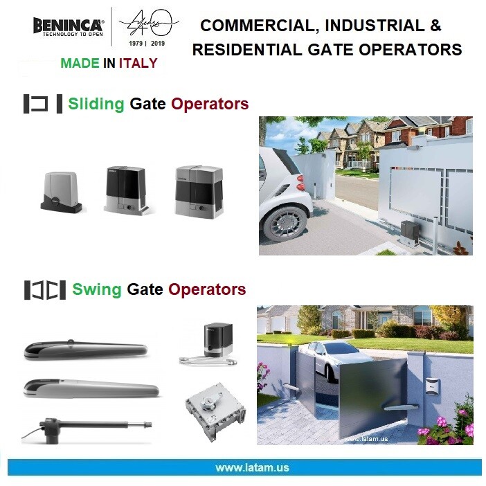 BENINCA SLIDE GATE OPENER / OPERATOR (BULL624R)