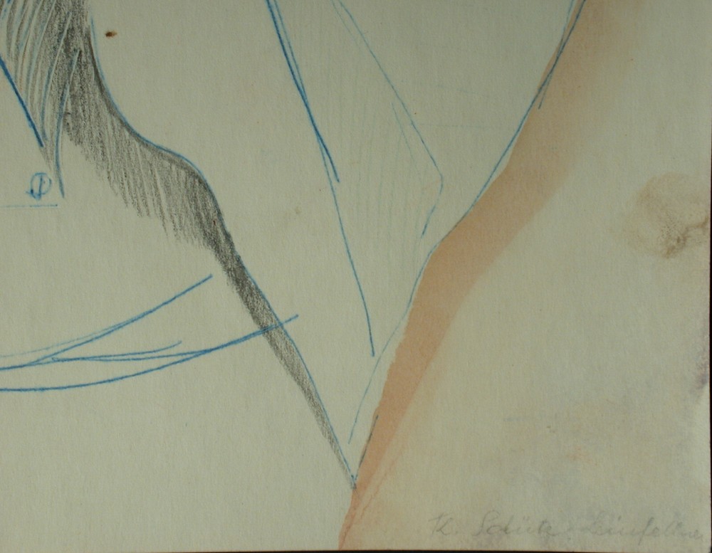 Therese SCHÜTZ-LINENFELLNER (1922-1967) Abstract Composition.